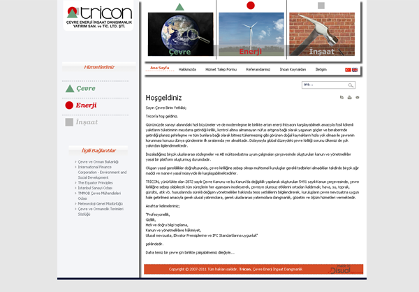 Tricon Çevre Enerji İnşaat Danışmanlık - tricon.com.tr